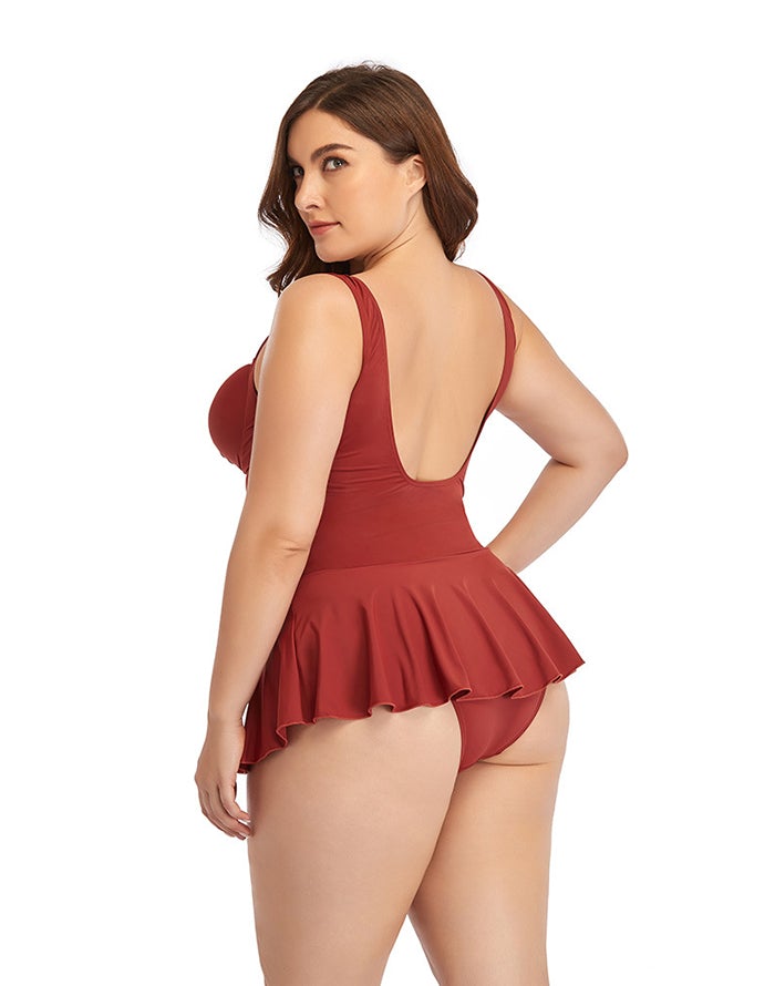 Ocevara New Sweetheart Neckline Underwire One-Piece Swimsuit - image 5