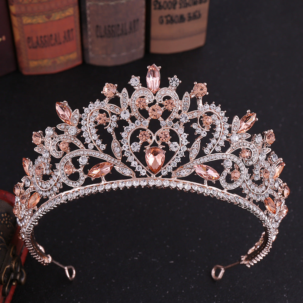 OMB1006 - New Crystal Crown Quinceanera Wedding Dress Accessories Headdress Sweet 16th Birthday Crown