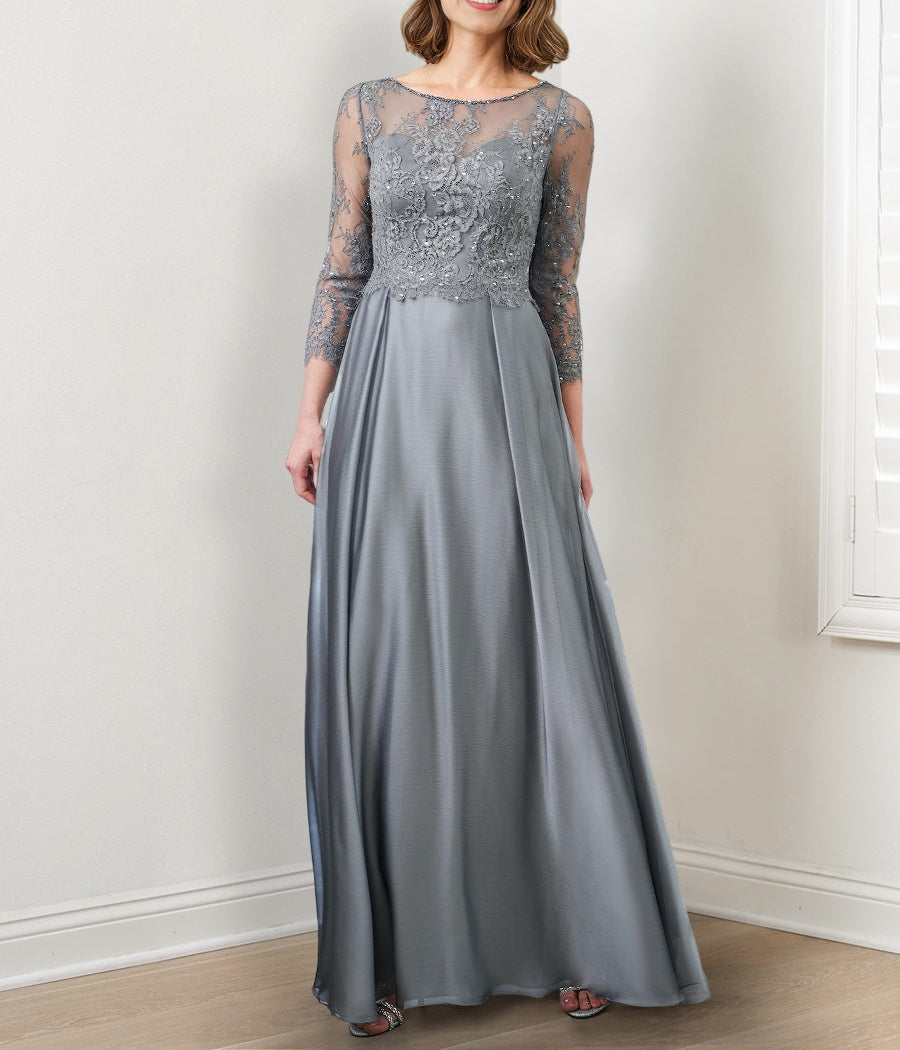 A-Line/Princess Mother of the Bride Dresses with Applique & Sequins