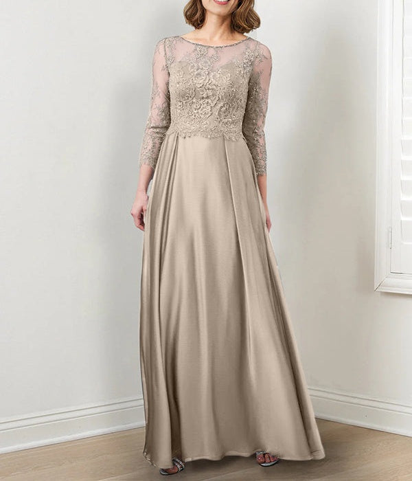A-Line/Princess Mother of the Bride Dresses with Applique & Sequins