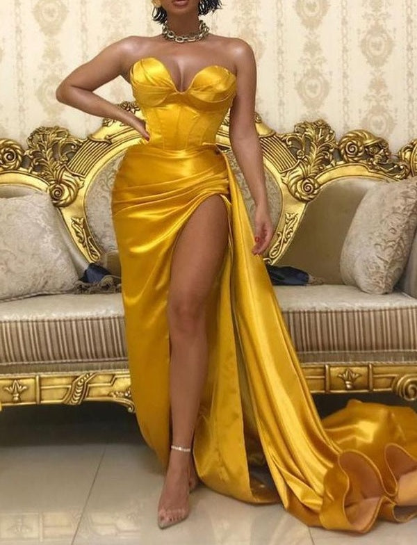 Sexy Sweetheart Long Prom Dress With Split Online
