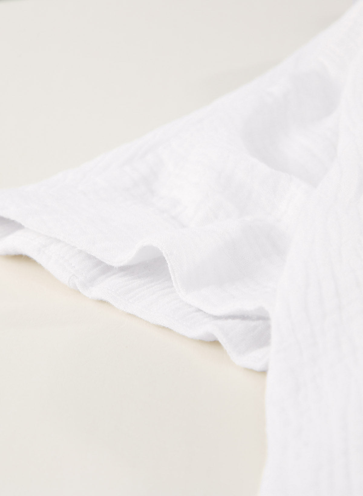 Ocevara Ocevara - White Solid Color Long Sun-proof Cardigan Cover Up - image 10