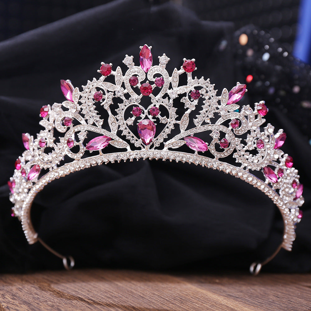 OMB1006 - New Crystal Crown Quinceanera Wedding Dress Accessories Headdress Sweet 16th Birthday Crown
