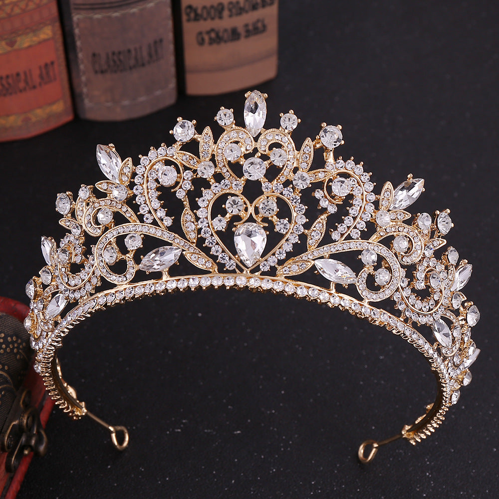 OMB1006 - New Crystal Crown Quinceanera Wedding Dress Accessories Headdress Sweet 16th Birthday Crown