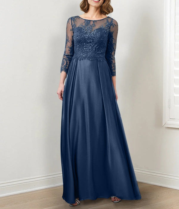 A-Line/Princess Mother of the Bride Dresses with Applique & Sequins