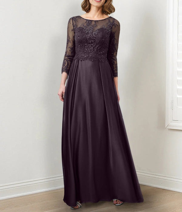 A-Line/Princess Mother of the Bride Dresses with Applique & Sequins