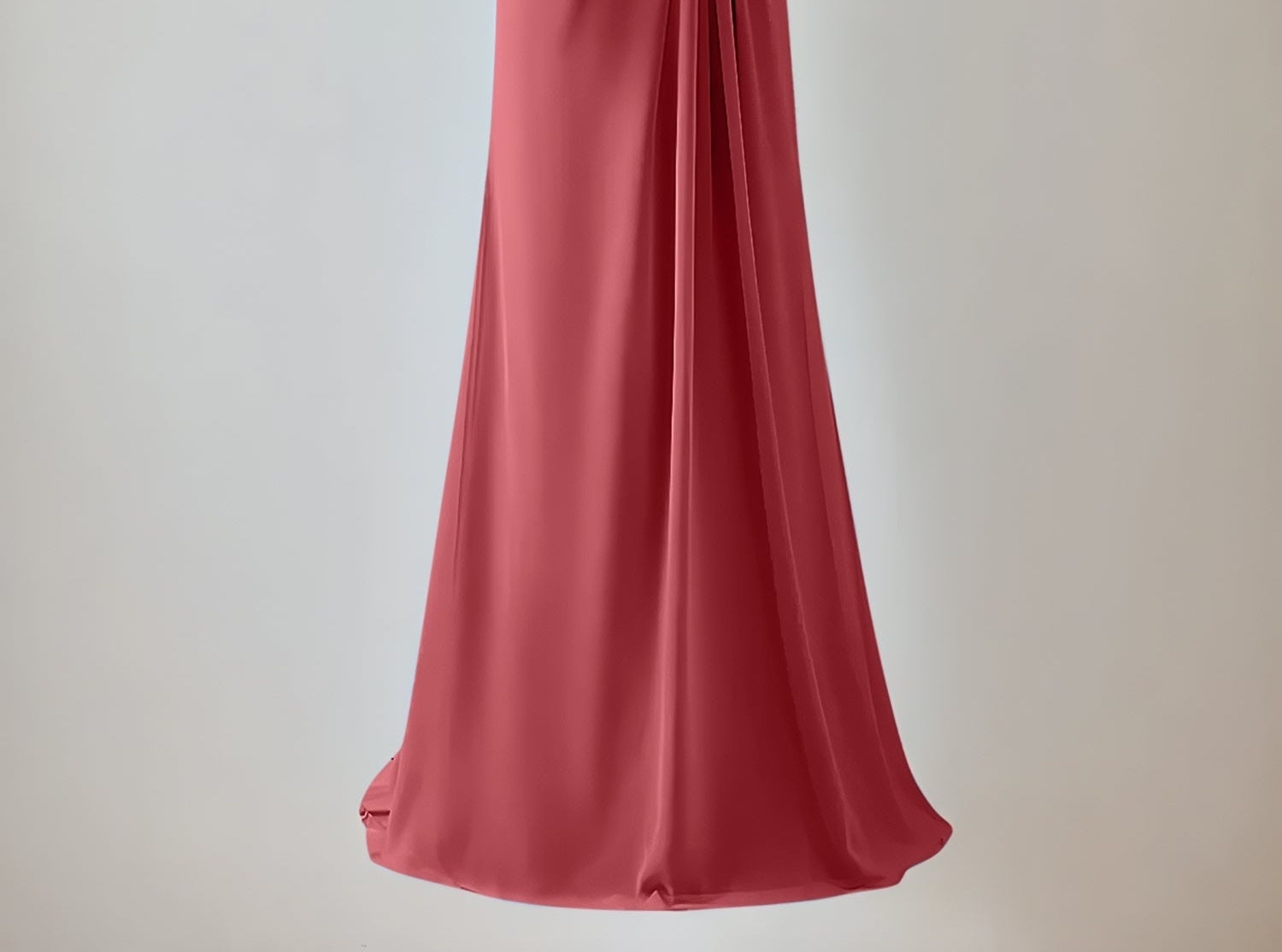 Trumpet/Mermaid Scoop Neck 1/2 Sleeve Chiffon Mother of the Bride Dress With Beadings