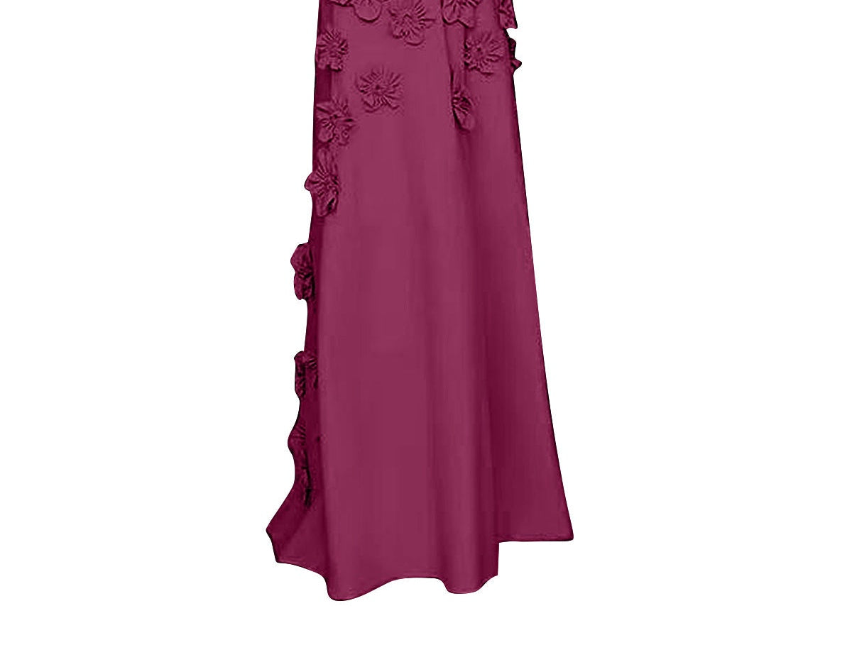 Hank Flower Embellished Maxi Dress