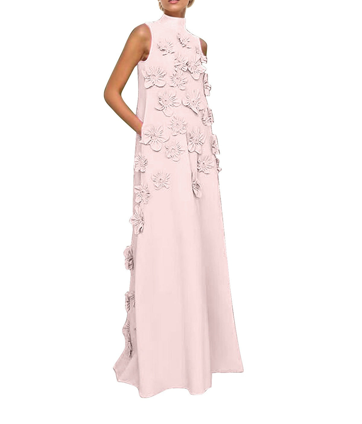 Hank Flower Embellished Maxi Dress