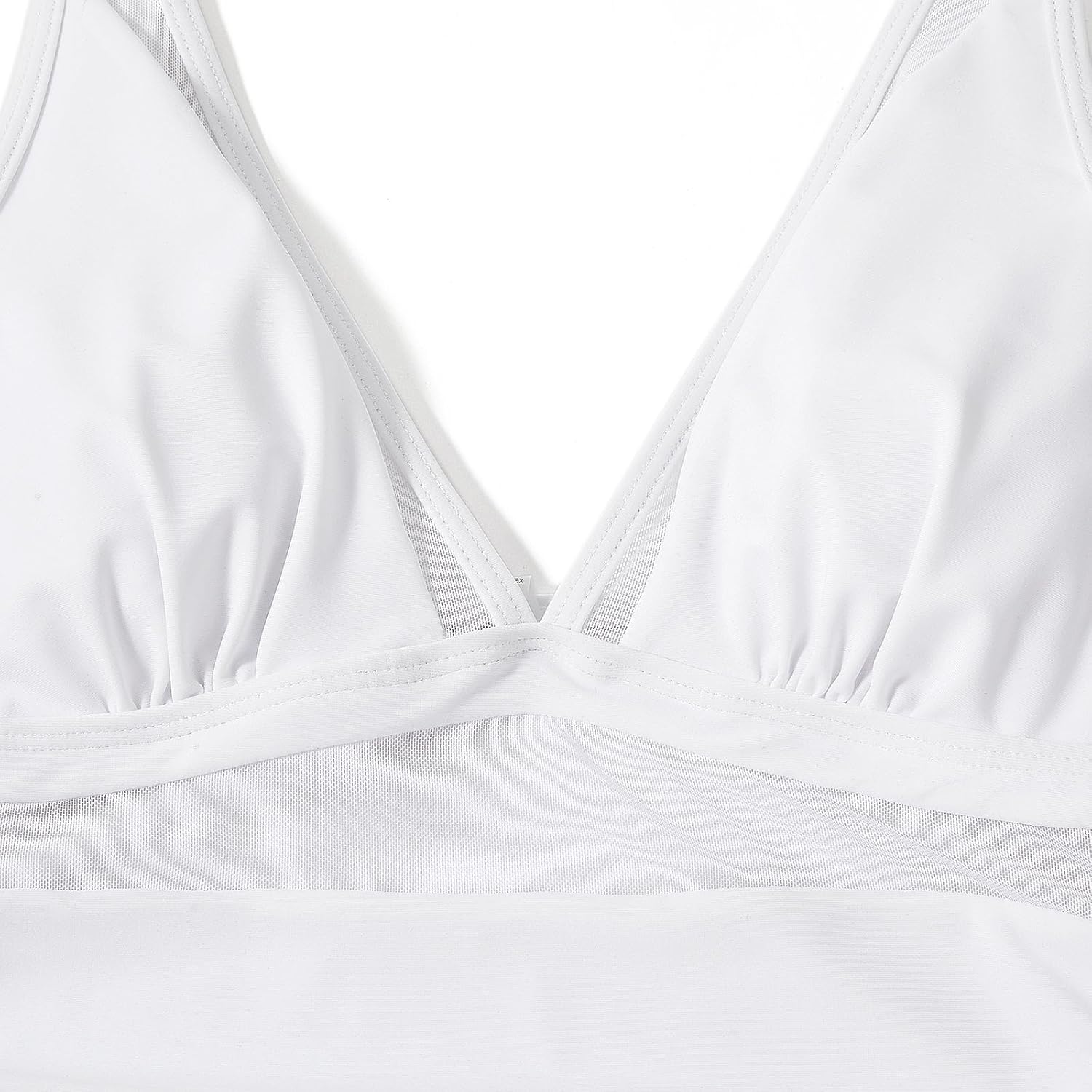 Ocevara Ocevara - Women Sexy Mesh Tummy Control Swimsuit Push Up High Waisted Bathing Suit - image 14