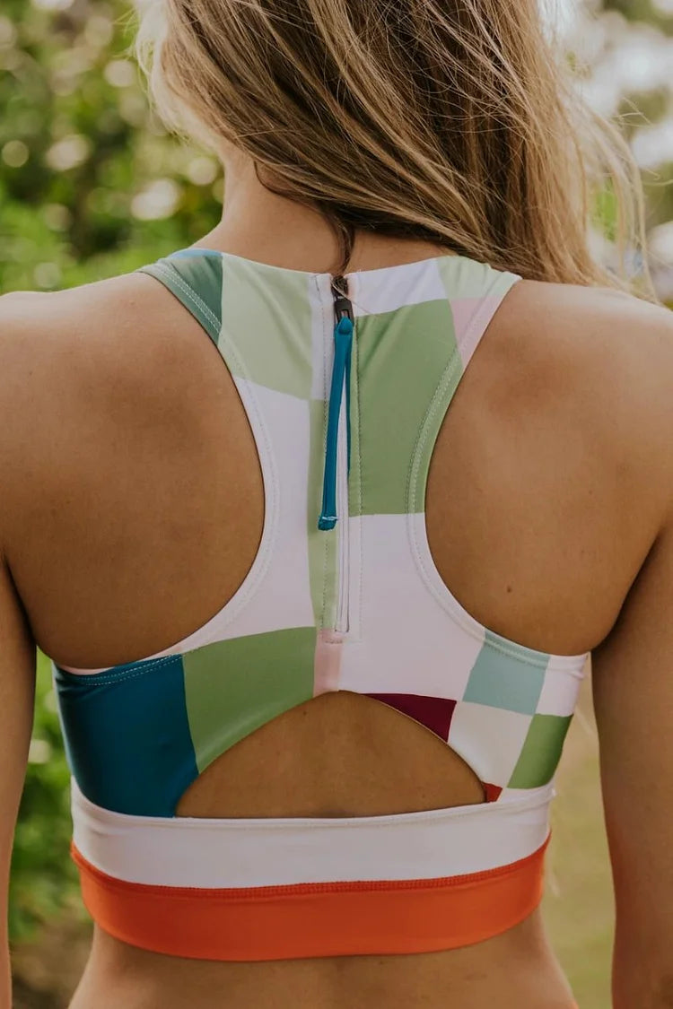 Ocevara Ocevara - Multi-Colored Pixel Color block Bikini - image 7
